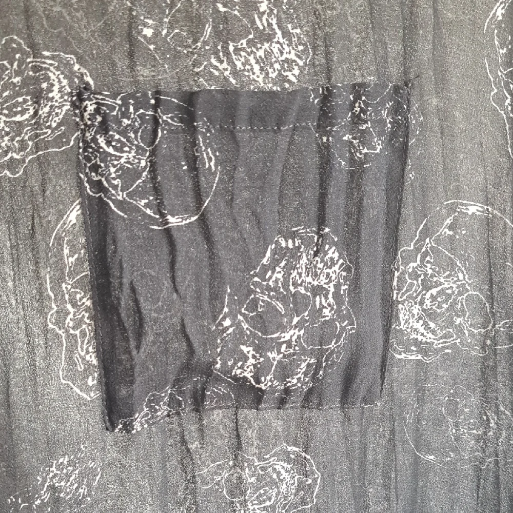 Black Sheer Women's Blouse - Picture 6 of 8